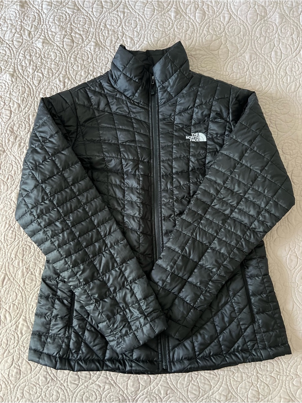 The North Face Women's Black Thermoball Jacket - size Large